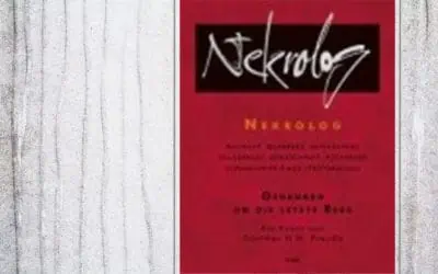 Nekrolog – Gedanken um die letzte Rede – Buchempfehlung